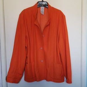 Stylish tangerine jacket